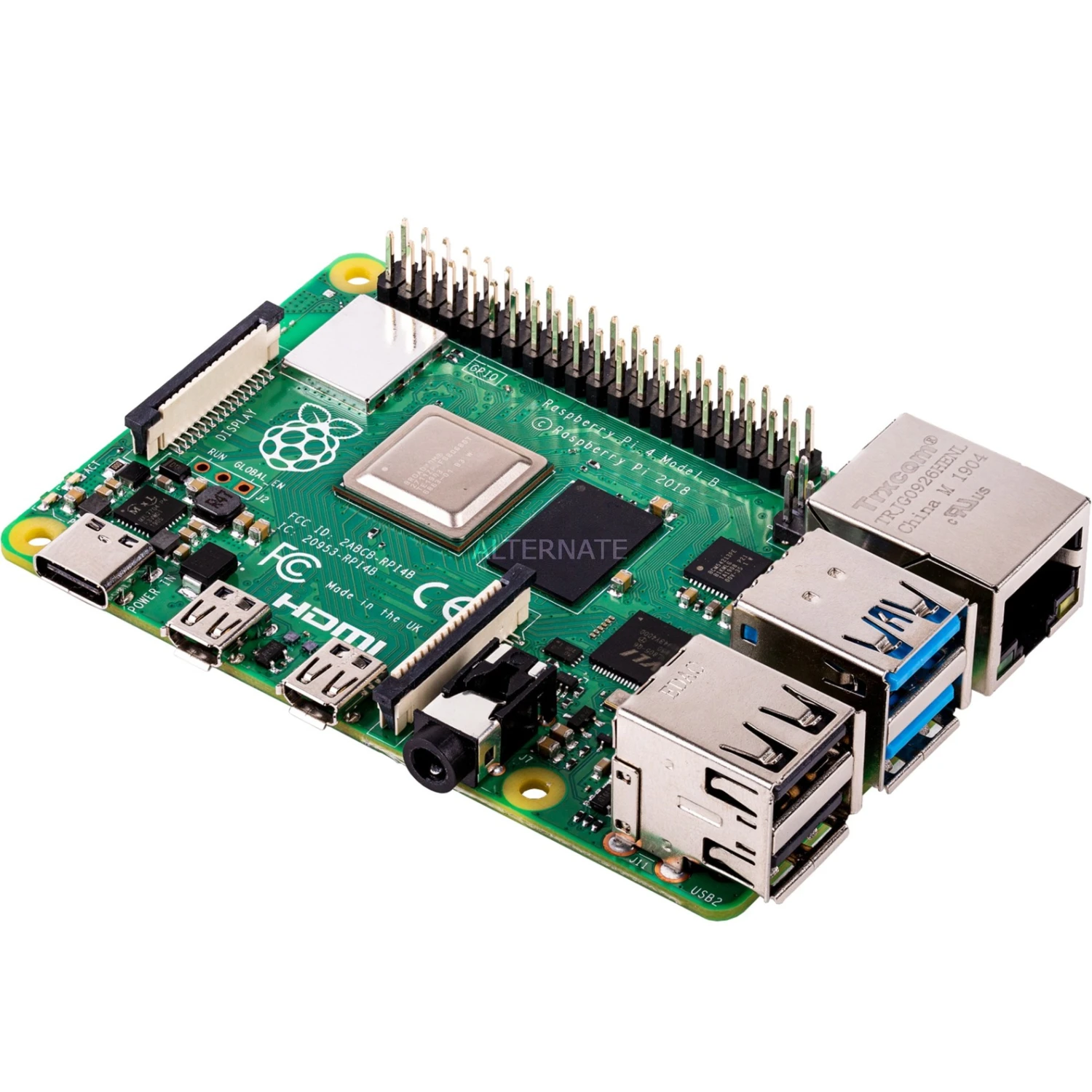 Raspberry Pi Foundation Raspberry Pi 4 Model B 4GB LPDDR4, Mainboard