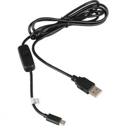 Raspberry Pi Foundation USB Ladekabel Switch Für Raspberry Pi (schwarz, 1,5 Meter)