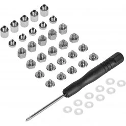 Mainboard Zubehör SilverStone M.2-SSD-Schraubenset SST-CA04, Schrauben-Set (schwarz, 41-teilig)